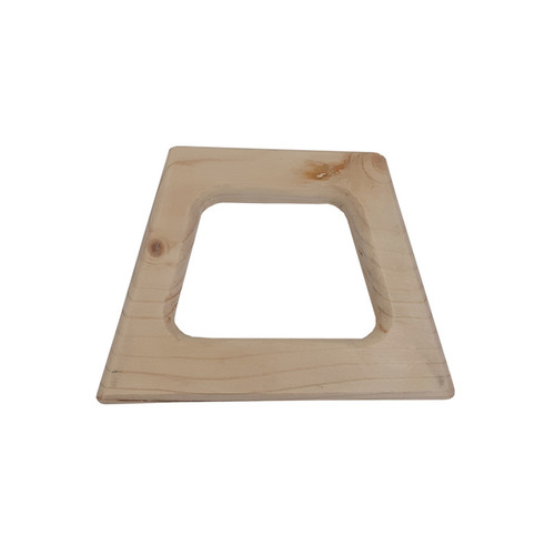 دسته کیف طرح ذوزنقه چوبی مدل S06 بسته دو عددی