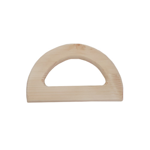 دسته کیف طرح نیم دایره چوبی مدل S04 بسته دو عددی